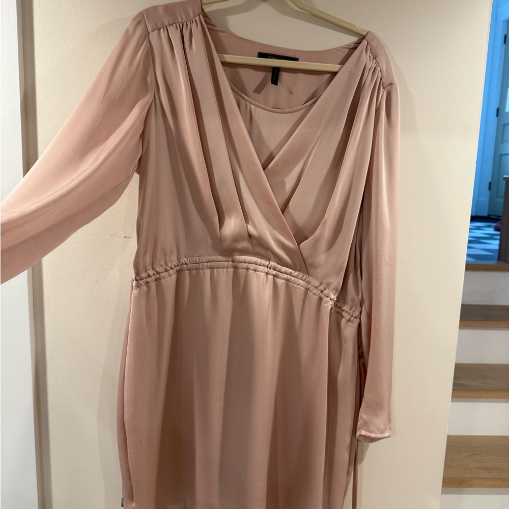 BCBGMaxAzria Blush Long Sleeve Dress